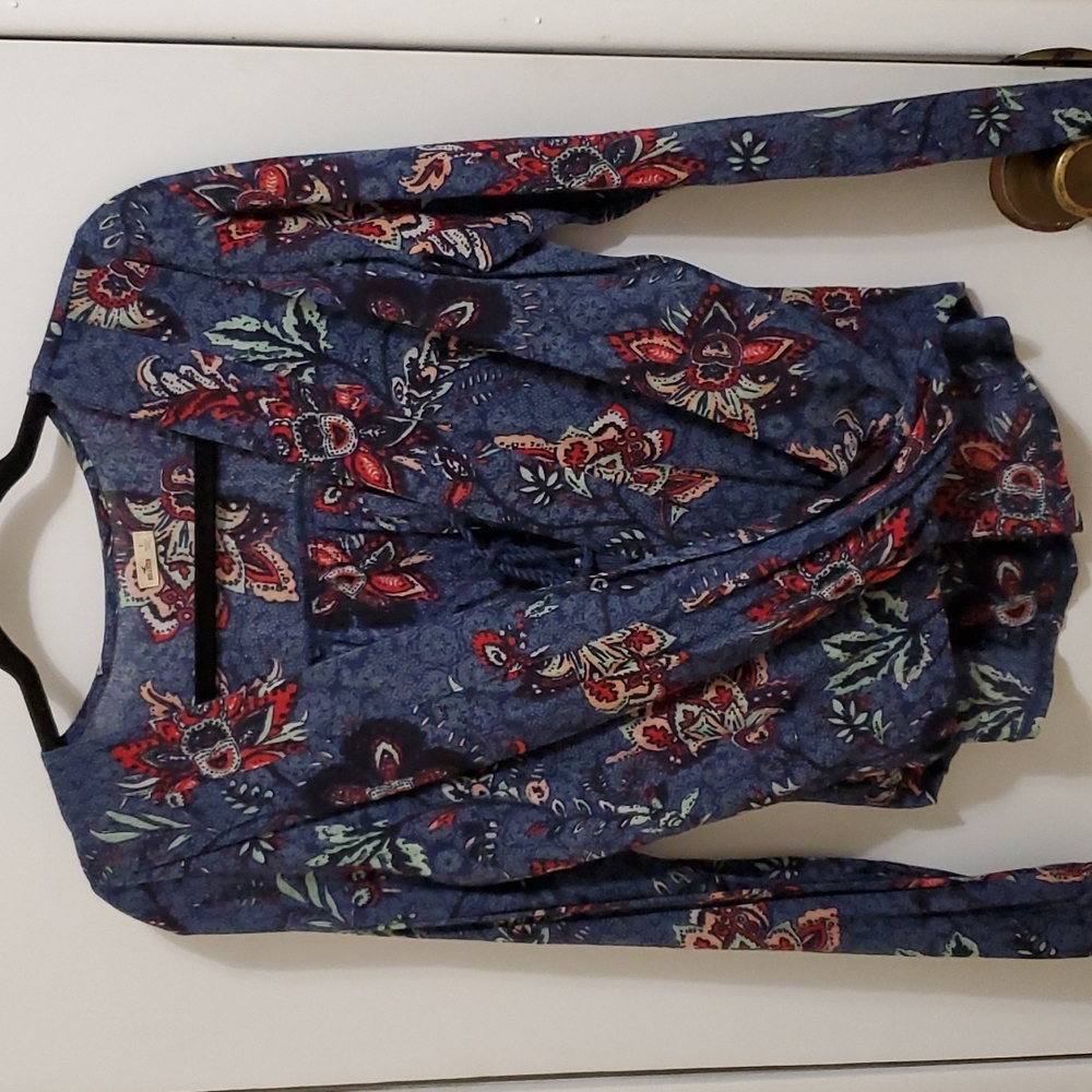 Paisley wrap top